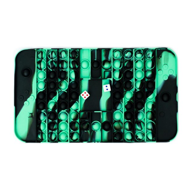 Juguete Sensorial De Burbujas De Empuje, Tablero De Ajedrez De Silicona, Juguete Antiestrés Para La Yema Del Dedo, Juguete De Descompresión, Regalos Para Niños Y Adultos matsuzay FN006953-04