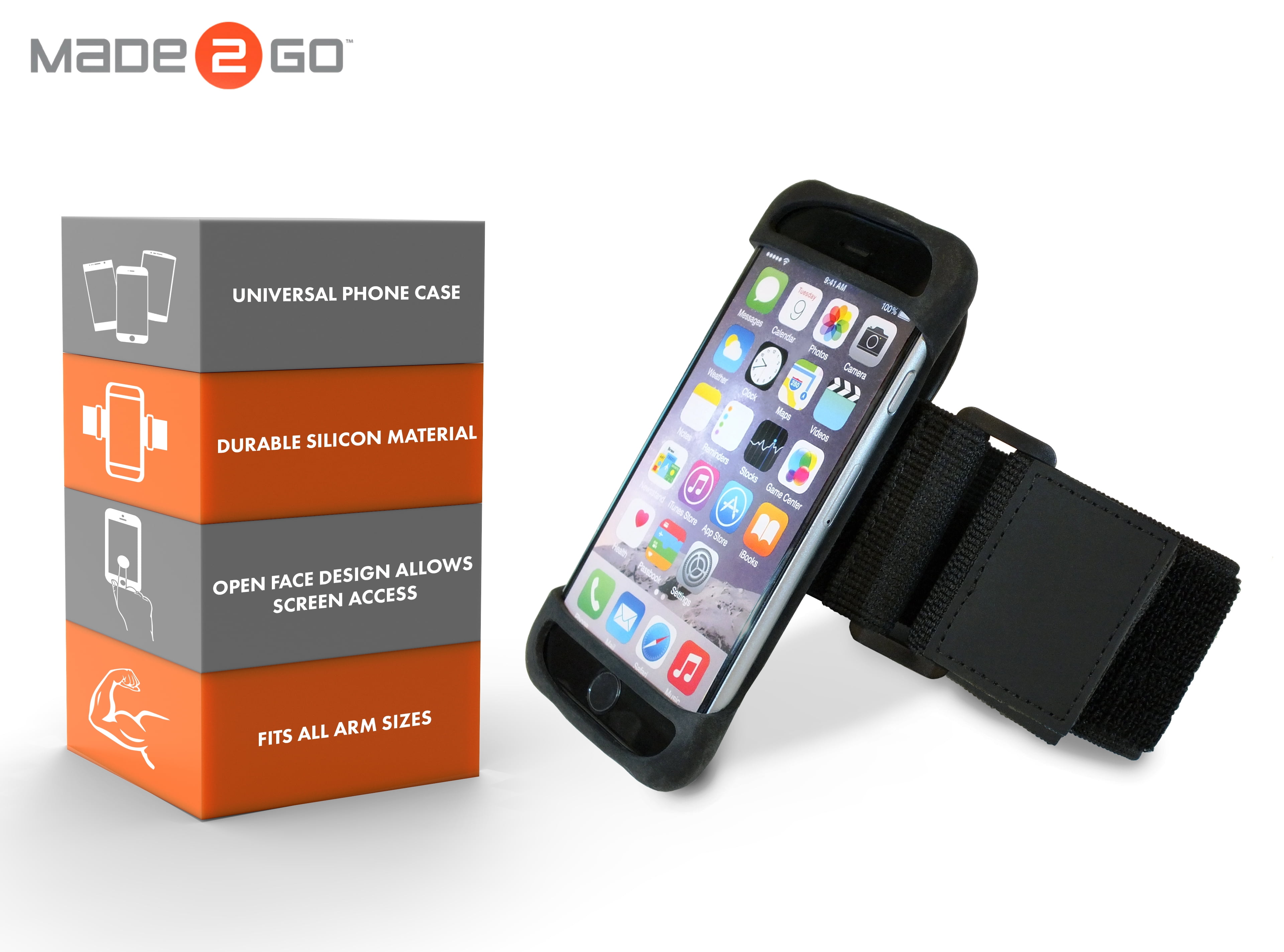 Made2Go Elastix Exercise Armband Phone Case