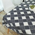 thumbnail image 2 of CNKOO Retro Multi Grain Tablecloth Linen Linen Fabric Home Dining Room Table Cloth Desk Cover Home Decoration No.11, 2 of 3