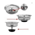 thumbnail image 2 of Ultra-fine Mesh Sink Strainers, No More Clogging Drain Strainers For Kitchen And Bathroom, Easy To Clean And Maintain, Rust-resistant And Corrosion-resistant, One Size Fits Most Sinks, 2 of 5