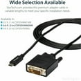 thumbnail image 3 of StarTech 2m (6ft) USB-C to DVI Adapter Cable, 3 of 8