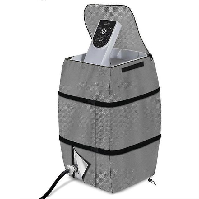 Spa Equipment Cover with PVC Window, Durable Protector for Hot Tub Pumps and Heaters, Weatherproof Design for Outdoor Spas