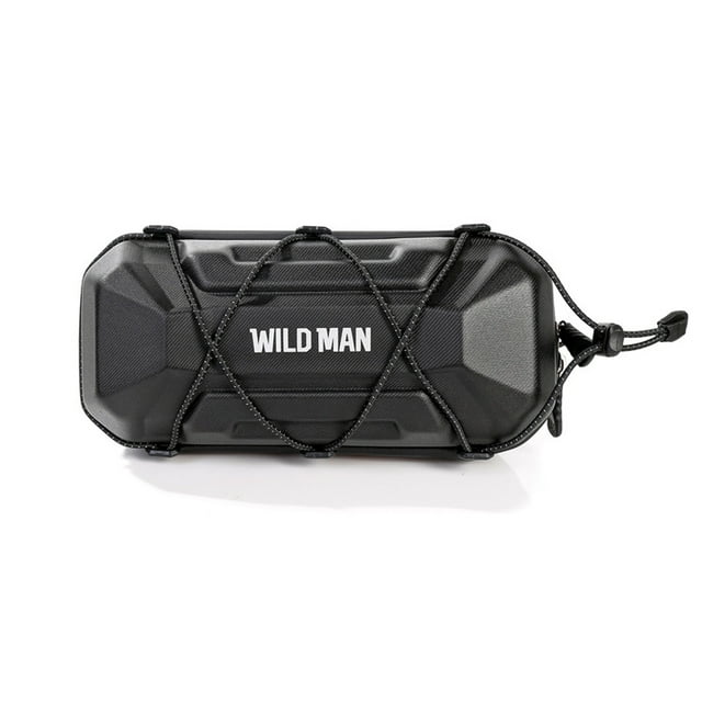 EVA Hardshell Bike Handlebar Bag with Quick-Release Mount – Lightweight PU/TPU/Polyester Cycling Pouch for Mountain & Road Bikes, Fits 0.9-1.3in Handlebars, Includes Rain Cover, Shoulder Strap,