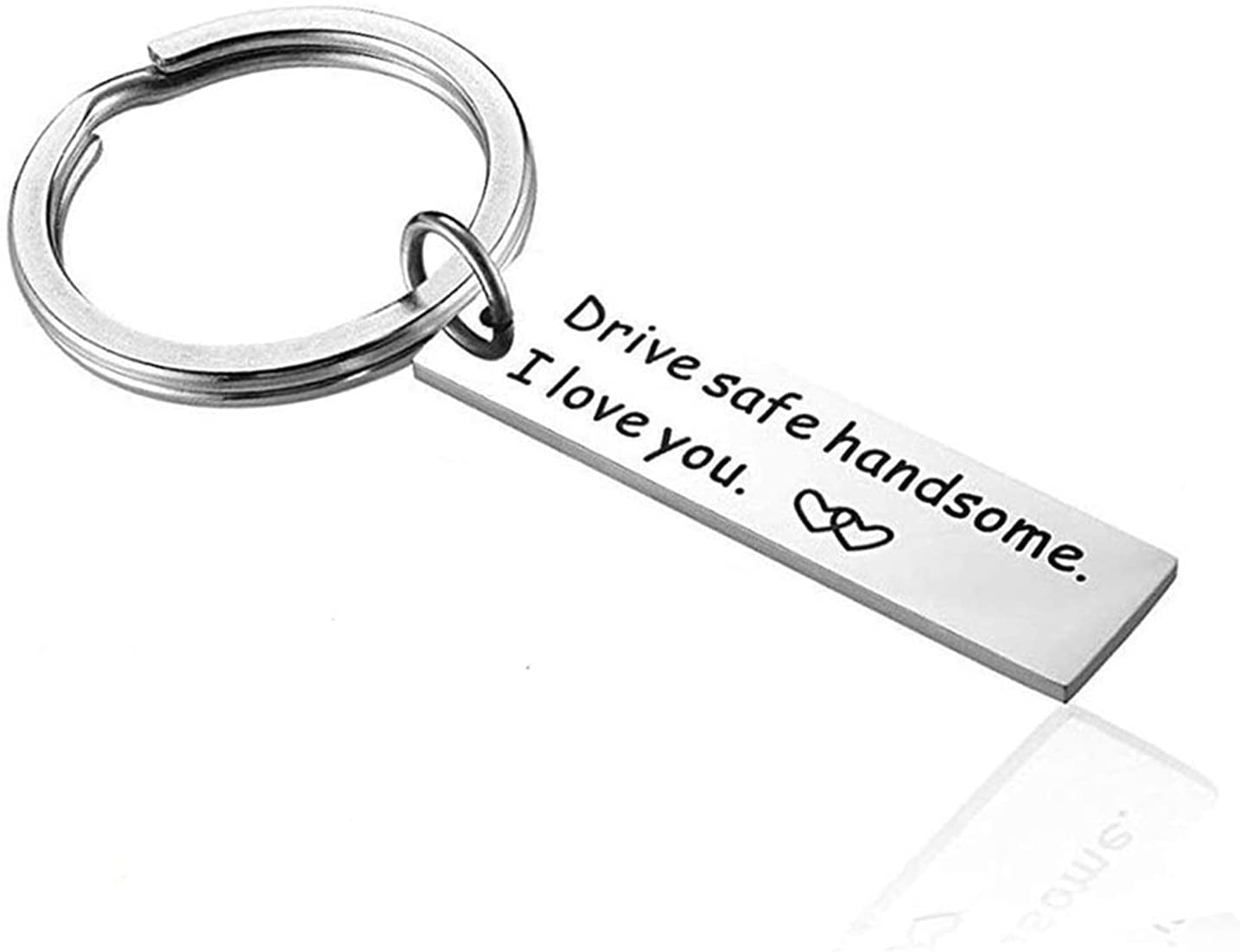 Drive Safe Key Chain Mom Dad Gifts Husband Boyfriend Girlfriend Keyring Keychain 