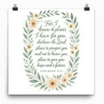 thumbnail image 2 of Floral Scripture Art - Women’s Wall Decor - 13x19 Poster Print - Inspirational Home, 2 of 6