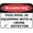 Warning Sign 3, variant on New Warning Plaque Wall Decor Beware! Guard Pit Bull Dog On Duty Owner Warning - 8"x12" Metal Tin Sign, Yard Office Outdoor Indoor Safety Sign, Pet Security