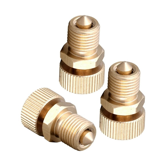 CATIEBYE 3Pcs Copper Bleeder Valve for High Pressure Air Pump with Heat and Pressure Resistance
