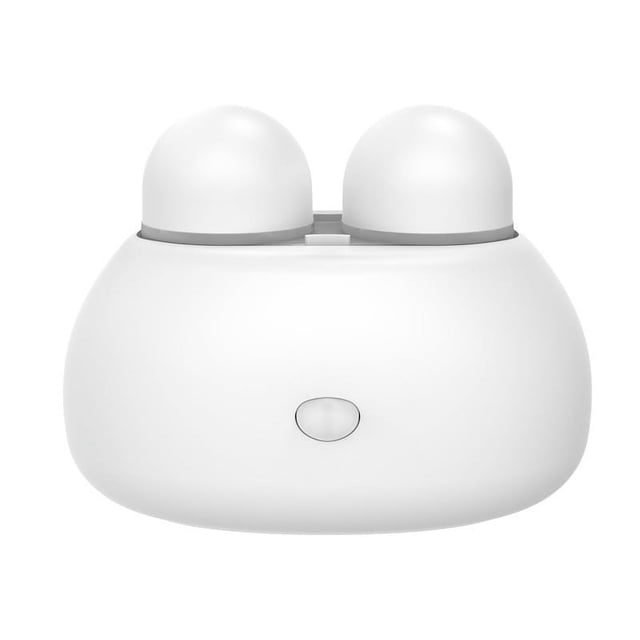 Limpiador de lentes de contacto, pequeño portátil de viaje, limpiador de lentes de contacto automático eléctrico de vibración rápida (blanco)