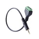 thumbnail image 2 of Cable adaptador de terminal de tornillo de 3,5 mm para altavoz, conector Balun con orificio macho TRRS estéreo de 4 núcleos y terminal de tornillo AV de 4 hilos, 2 of 6