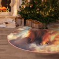 thumbnail image 5 of Disketp Cute Cloud Pomeranian Christmas Tree Skirt, Christmas Tree Decorations, Christmas Decor, Tree Mat Decoration(30-48IN)-30", 5 of 6