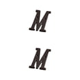 thumbnail image 1 of Justharion Easy To Install Metal Letters House Sign Not Easy To Fade Durable And Rustproof Metal Letters House Numbers B17--M 2Set, 1 of 6