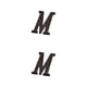 thumbnail image 1 of Injueey No es fácil de desvanecer la placa de número de casa de metal decoración impecable de la puerta duradera e inoxidable Type11 NO11, 1 of 6