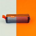 thumbnail image 3 of Transparent Solid Color Stationery Bag With Zipper, Mesh Pencil Case, Contrasting Pencil Bag For Students, 3 of 5