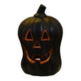 thumbnail image 2 of Dserhfy Halloween Pumpkin Light Spooky Carved Plastic Pumpkin Lantern Light-up Pumpkin Figurine for Outdoor Indoor Porch Room Decoration, 2 of 8