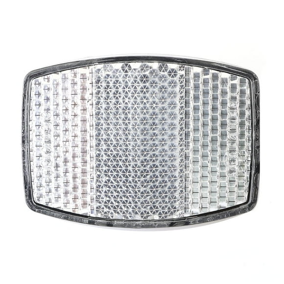 PZRT Handlebar Mount Safe Bicycle Reflector Reflective Front Rear Warning Light Bike Accessories, White