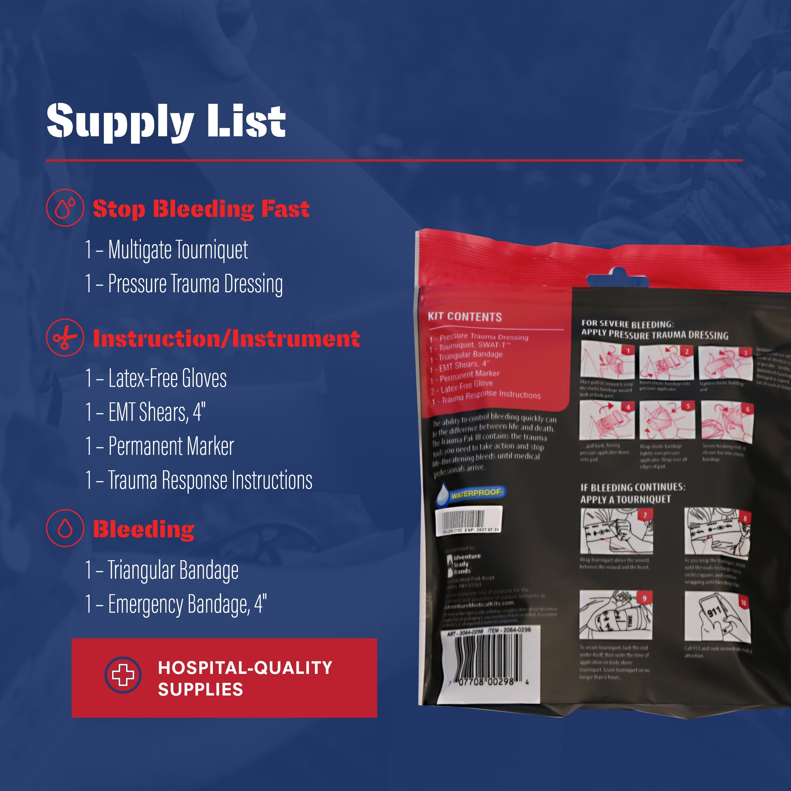 Adventure Medical Kits Trauma Pak III