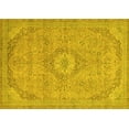 thumbnail image 1 of Ahgly Company Indoor Rectangle Abstract Yellow Modern Area Rugs, 5' x 7', 1 of 4