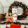 thumbnail image 2 of 40 oz Christmas Tumbler with Handle and Straw, Stainless Steel Insulated Christmas Gnome Tumbler 40 oz, Reusable Gnome Cup with Leak Proof Lid, Christmas Gifts for Women, 2 of 6