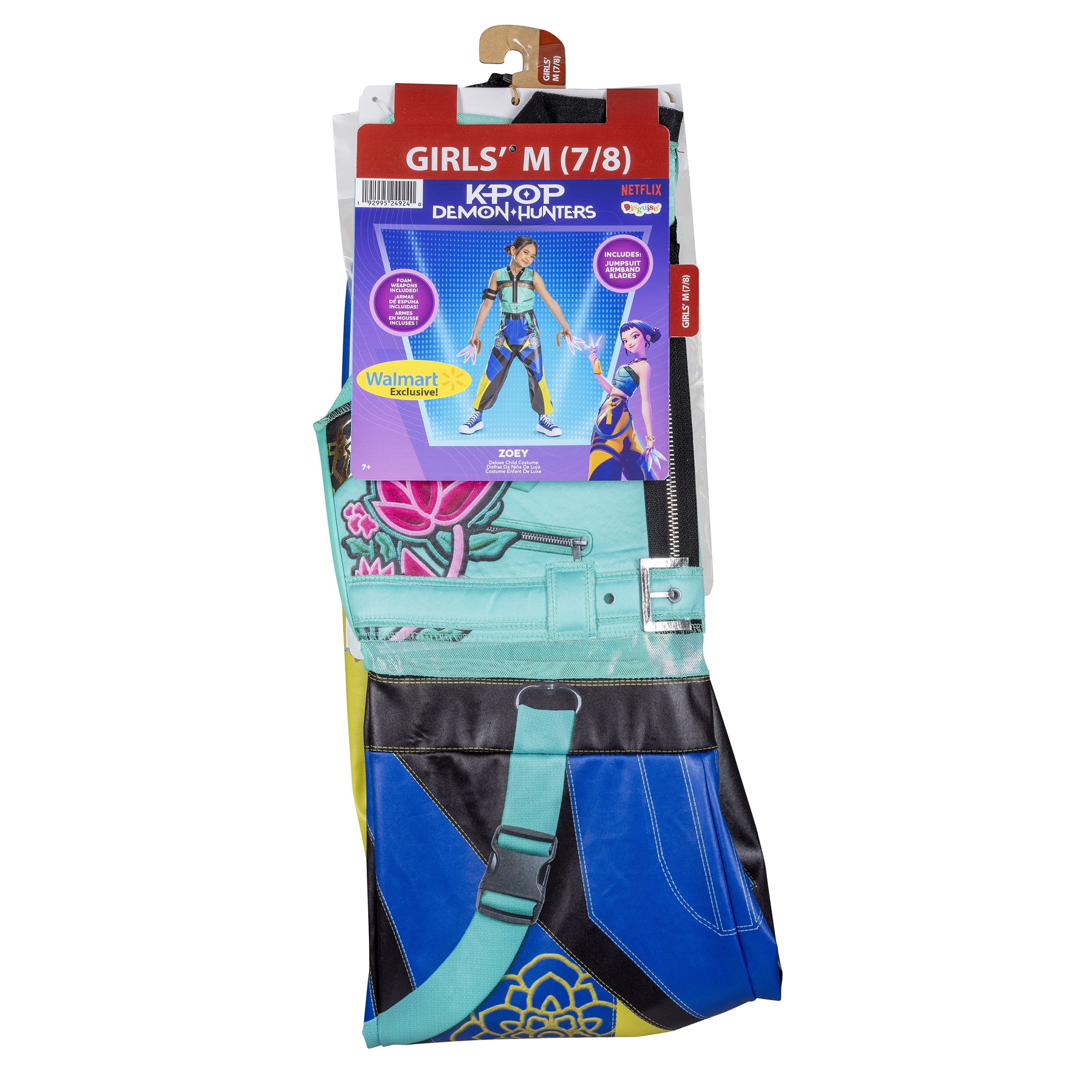 Netflix K-Pop Demon Hunters Zoey Halloween Costume for Children, Girls Size M (7/8), by Disguise