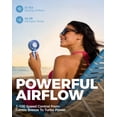 thumbnail image 5 of Diveblues Portable Turbo Fan, 100-Speed Rechargeable Handheld Fan with LED Display for Travel, Office and Outdoor Use, 5 of 9