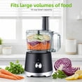 thumbnail image 5 of RUIE 12 Cup Food Processor with Salad Spinner for Chop, Puree, Slice, Shred and Knead Dough,Suitable for Cheese, Meat and Veggie Prep,Black, 5 of 12