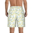 thumbnail image 3 of Naloa Moon And Rabbit Men's Beach Shorts, Surfing shorts, Swim trunks, Quick Dry Swim Trunks for Surfing Beach Fun - Medium, 3 of 9