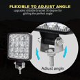 thumbnail image 4 of Car Led Work Lights Mini 48w Square 16 Lights Off-road Vehicle Modified Auxiliary Lights, 4 of 4