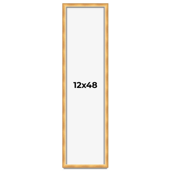 12x48 Shadow Box Bronze Cross-Brushed Display Frame | 1.625 Inches Deep Solid Wood | UV Resistant