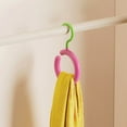 thumbnail image 1 of Gancho giratorio para bufanda | Organizador de plástico giratorio de 360 grados para armario de dormitorio | Percha multifuncional que ahorra espacio para bufandas, corbatas, cinturones | Beige o, 1 of 6