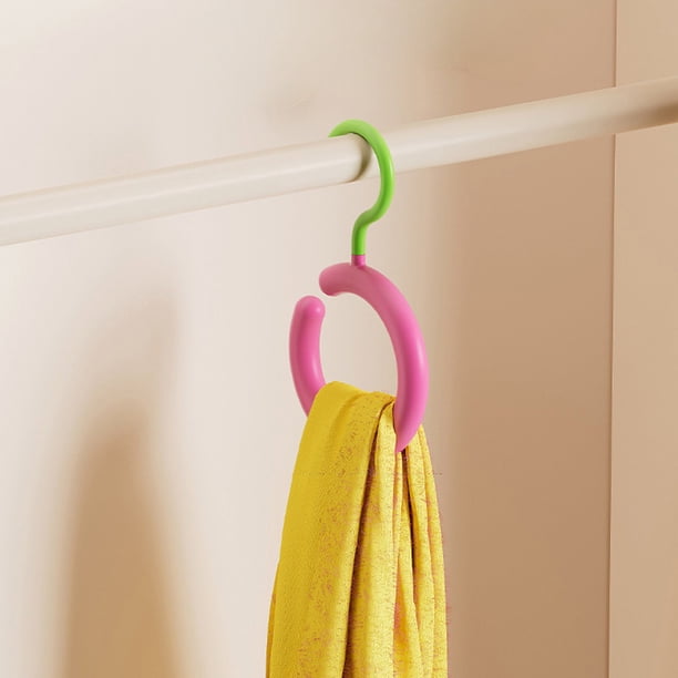Scarf Rack Household Bedroom Multifunctional Rotatable Hook