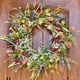 thumbnail image 1 of Corona De Puerta De Primavera Guirnalda decorativa de flores silvestres artificiales para primavera y verano, decoración para puerta (35 cm) Wdftyju Libre de BPA, 1 of 3
