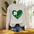 thumbnail image 5 of Lopecy-Sta Women's Sweatshirts St. Patricks Sweatshirts Shamrock Shirts Lucky Graphic Tees Irish Gift Pullover Long Sleeve Tops, 5 of 7