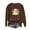 Brown#1, variant on Utoimkio Women's Halloween Oversized Sweatshirts Witch Graphic T Shirts Long Sleeve Pullover Tops Fall Clothes 2025