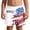 1-White96, variant on Byoo Beachwear Shorts for Toddler Boy Comfy Lightweight Wide Leg High Rise Fourth of July Swim Trunks