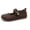 Black, variant on Flats for Women Mary Jane Flats Round Toe Comfort Walking Shoes with Suede for Daily & Walking