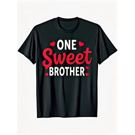 Valentine's Day Matching Family T-Shirts Compatible for, Spouses, Parents & - 100% Cotton Casual Round Neck Short Sleeve Tees with Matching Outfits (S-XXXL) for Men & Women