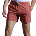 thumbnail image 2 of Up to 60% off Men's Shorts, Xunlbb Mens Casual Fashion Stripe Printed Shorts Elastic Waist Solid Shorts Pants, 2 of 4