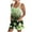 Green3, variant on Hyknon Rompers for Women Summer Fashion Suspender Sleeveless Jumpsuits with Pockets Casual Floral Printed Loose Fit Comfortable Jumpsuits Shorts