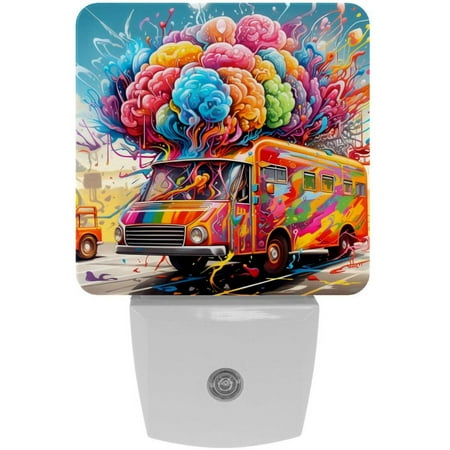 

Graffiti LED Square Night Lights - Small and Stylish Energy-Saving Lamps
