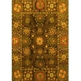 thumbnail image 1 of Ahgly Company Indoor Rectangle Abstract Yellow Modern Area Rugs, 3' x 5', 1 of 4