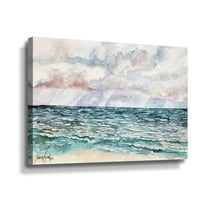 ArtWall Derek Mccrea Lavender Seascape Wall Art