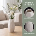 thumbnail image 2 of Unique Bargains Mini Vase Decorative Flower Vase White 2.6"L x 2.6"W x 4.7"H, 2 of 5