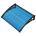 thumbnail image 6 of Sylvtty Easy-Install Window & Door Awning - 31.5"x47" Exterior Canopy, Fade-Resistant Fabric & Steel Bracket for Patio/Porch, 6 of 8