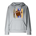 thumbnail image 4 of Amzcrzy Chandails en Molleton pour Femmes Manches Longues Mode Chandail Col Rond Manches Longues Blouse Confortable Chandails en Molleton et Chandails à Capuchon pour Femmes G, 4 of 4