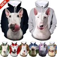 thumbnail image 5 of Nueva moda Bull Terrier 3D impreso hombres y mujeres sudaderas con capucha ropa casual perro Bull Terrier manga larga ropa de calle con capucha, 5 of 5