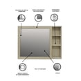 thumbnail image 4 of Botiquin Organizador De Baño Con Espejo Minimalista ELOISE, 4 of 5