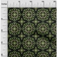 thumbnail image 2 of oneOone Polyester Spandex Black Fabric Asian Ornament Floral Tile Craft Projects Decor Fabric Printed By The Yard 56 Inch Wide, 2 of 4