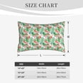 thumbnail image 4 of Zufioo Flamingo And Monstera Print Double-sided Plush Pillow Cover,Decorative Pillow Protector without Pillow Core, Suitable for Sofa, Bedroom, Car-14"x20", 4 of 6