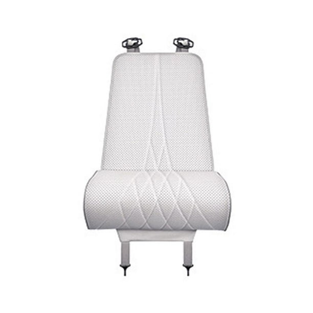 Cojín de apoyo para reposapiés extendido de cuero Nappa para asiento de coche, reposapiés para copiloto de larga distancia, cómodo y transpirable para todo tipo de clima, resistente al desgaste, compa
