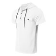 thumbnail image 5 of T-shirt à Manches Courtes Ajusté Décontracté pour Hommes Confortable Respirant Design Classique pour Printemps Été Usage Quotidien Léger, 5 of 5